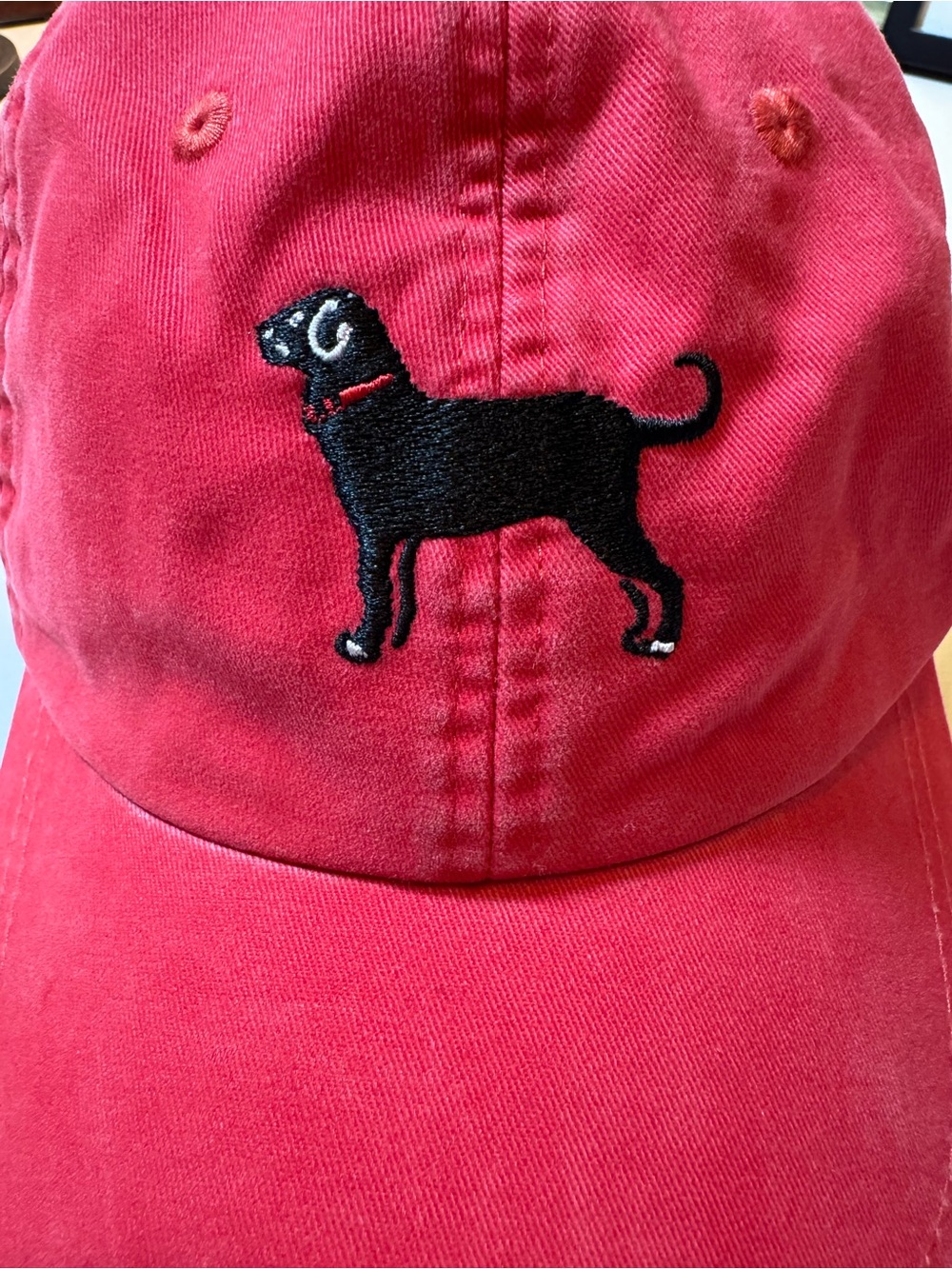 The Black Dog Brand Hat Cap Red Ladies Fit Embroidered Taylor Swift - Picture 2 of 6